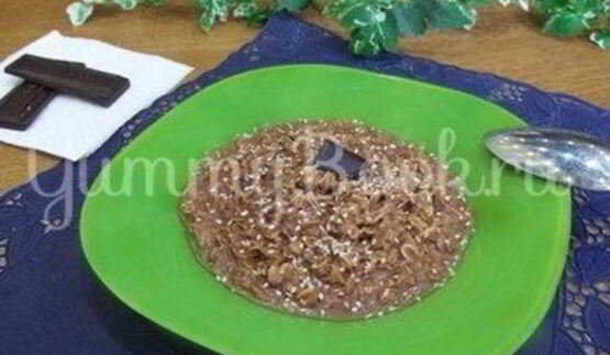 шоколадная овсяная каша