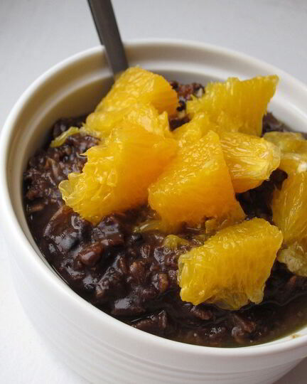 Рецепт шоколадна-цитрусовой овсяная каша