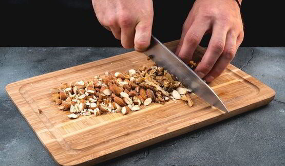 запеченная овсяная каша с яблоками и орехами