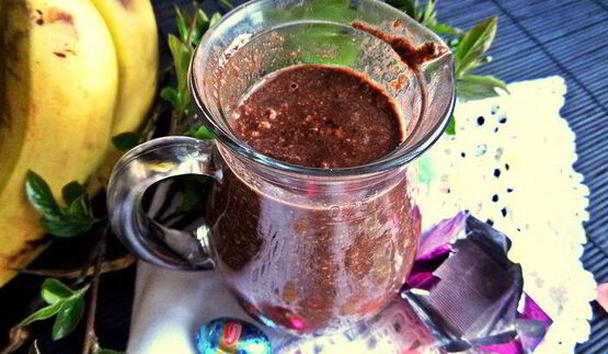 завтрак шоколадная овсянка