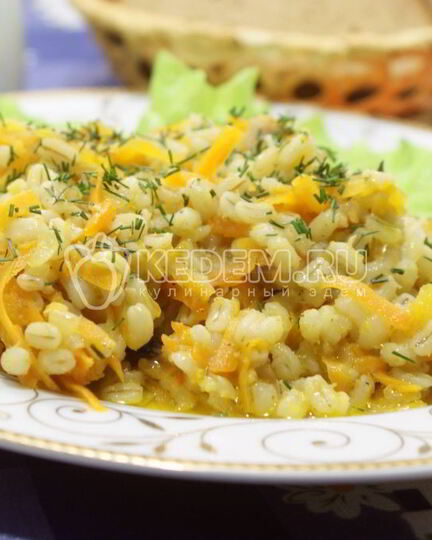 Рецепт перловки с грибами в мультиварке