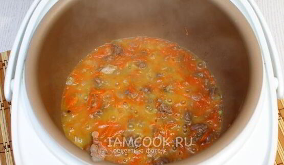 перловка с тушенкой в мультиварке