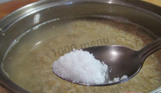 пшеничная каша на воде