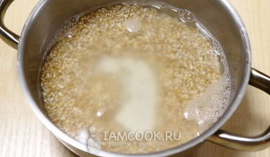 пшеничная каша с яблоками