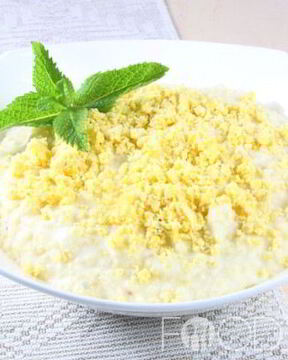 Пшенная каша с творогом