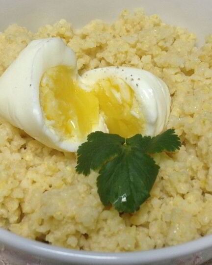 Рецепт пшенной каши с яйцом-пашот