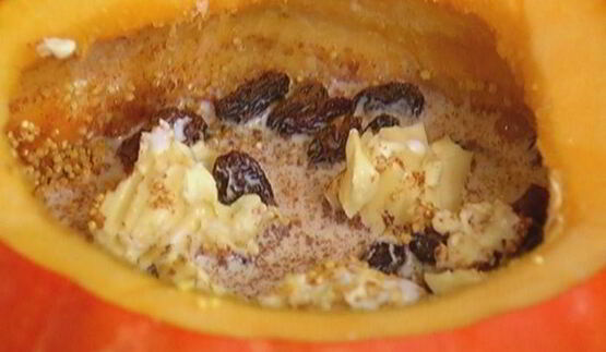 пшенная каша в тыкве