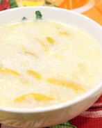 Рисовая каша с персиком