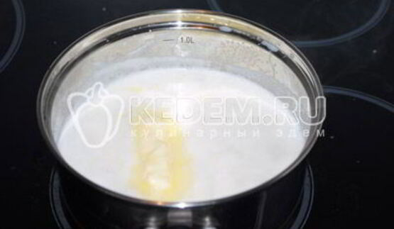 рисовая каша с персиком