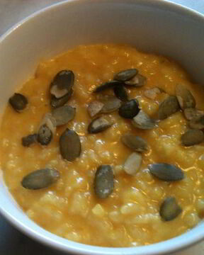 Рисовая каша с тыквой