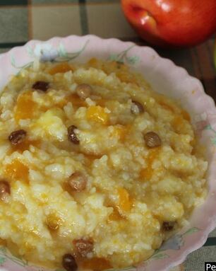 Тыквенная каша с рисом