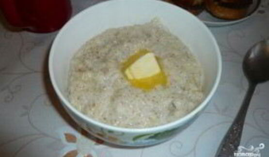 ячневая каша на молоке