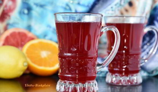 чай горячий цитрус
