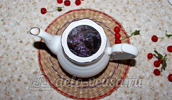 чай с вишней