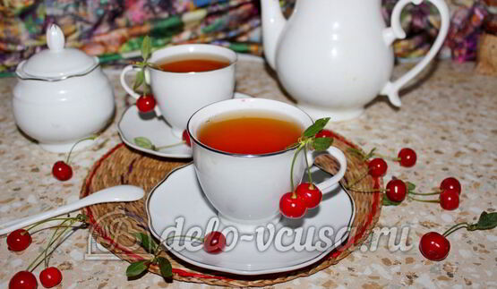 чай с вишней