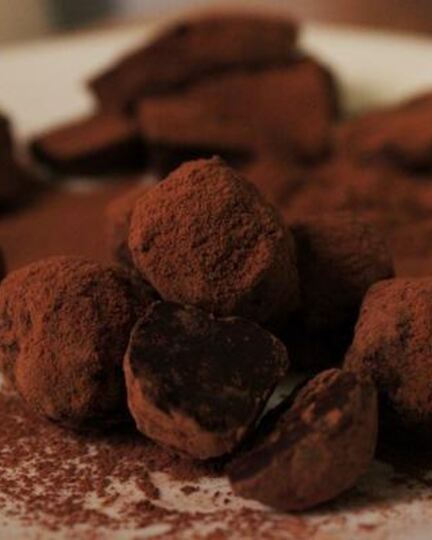 Рецепт чайных трюфелей с имбирем