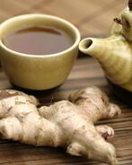 Черный чай с имбирем