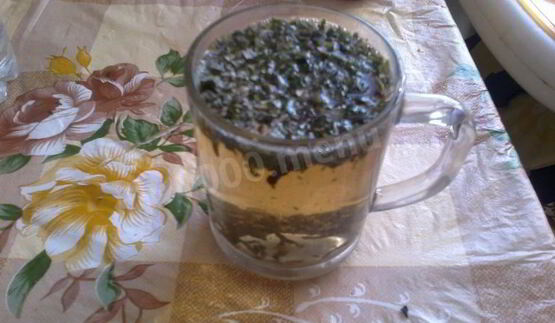 черный чай с мятой