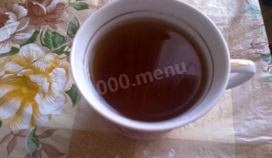 черный чай с мятой