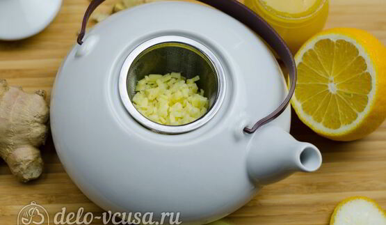 имбирный чай с лимоном
