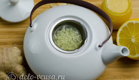 имбирный чай с лимоном