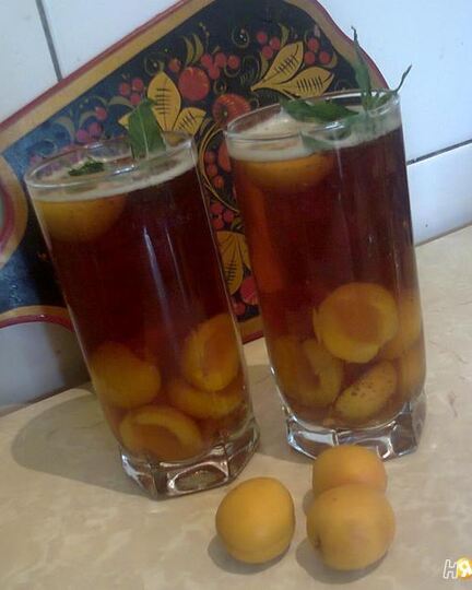 Рецепт холодного чая с абрикосом