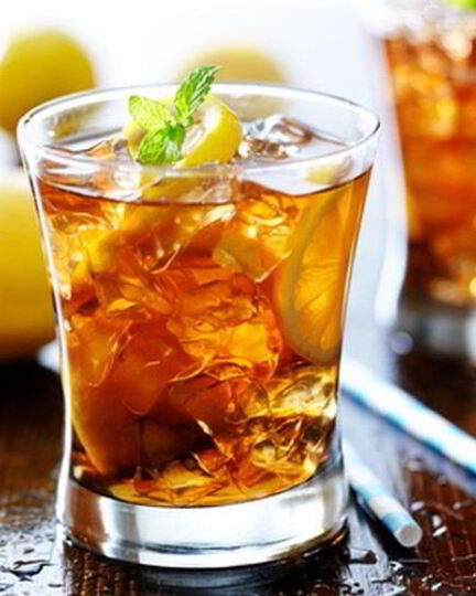 Рецепт холодного зеленого чая с мятой