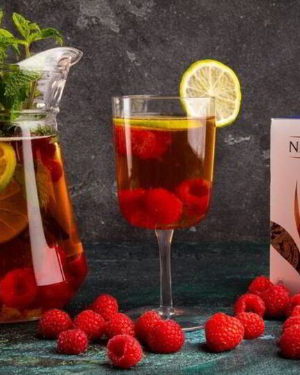 Рецепт освежающего чая с малиной