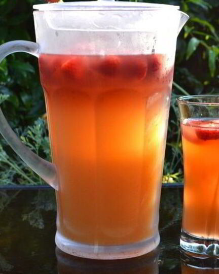 Рецепт персикового холодного чая