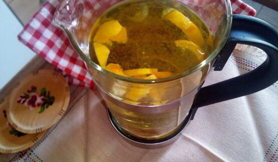 согревающий бруснично-мандариновый чай