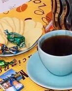 Яблочный чай с апельсином и корицей