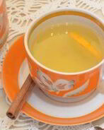 Зеленый чай с апельсином