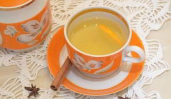 зеленый чай с апельсином