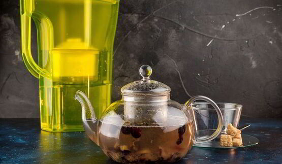 зеленый чай с голубикой