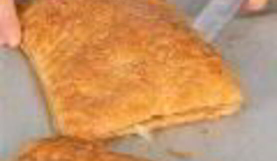 фруктово-ягодный наполеон в мятном сиропе