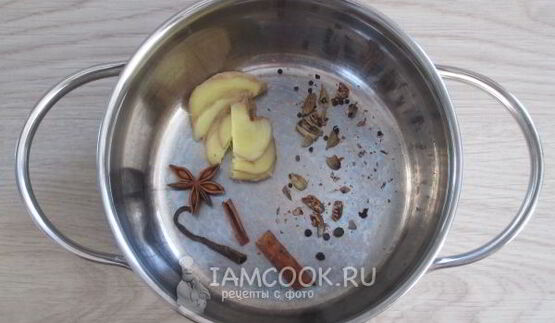 безалкогольный глинтвейн из каркаде