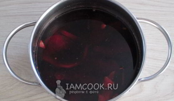 безалкогольный глинтвейн из каркаде