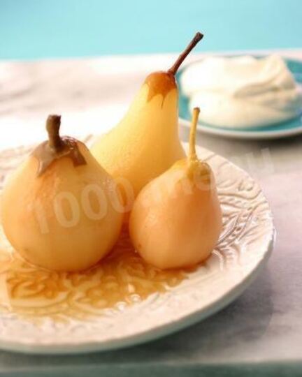 Рецепт груш в сахарном сиропе