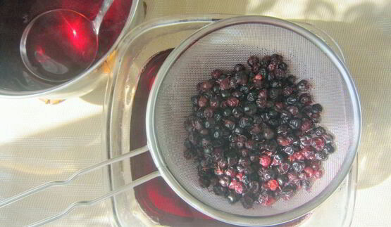 черничный кисель