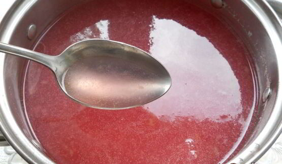 кисель из розового крыжовника