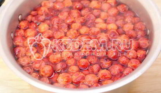 кисель из вишни