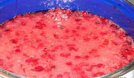 кисель клюквенный