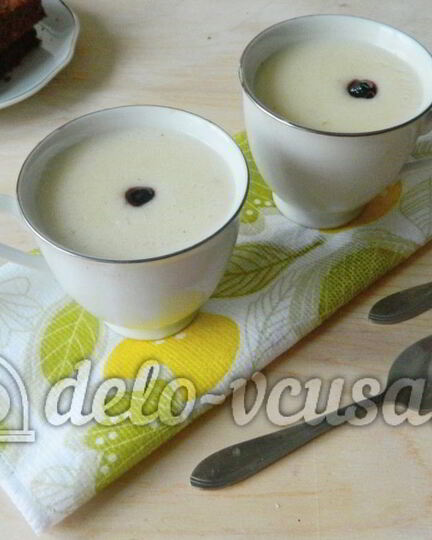 Рецепт молочного киселя