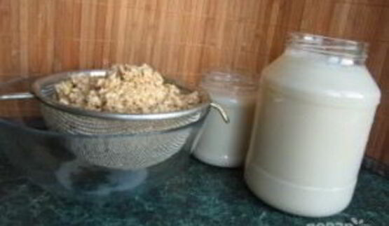 овсяный кисель на кефире