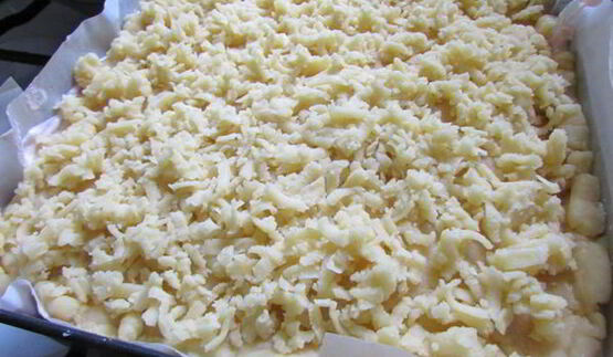 пляцок яблоки под кисельным небом