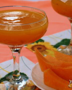 Тыквенный кисель с курагой