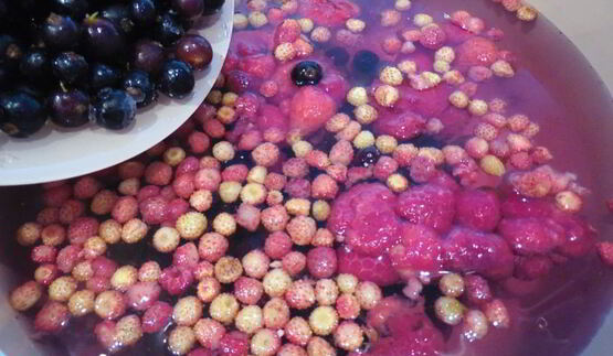 ягодный кисель