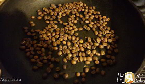 баранина на кофейных зернах