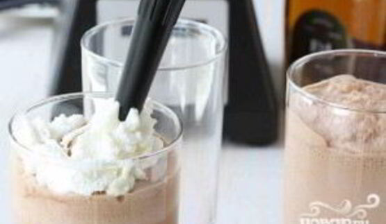 фраппе с коньяком и кофе