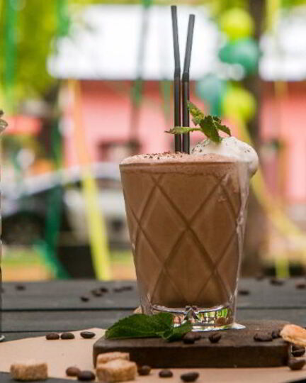 Рецепт холодного мятно-шоколадный кофе